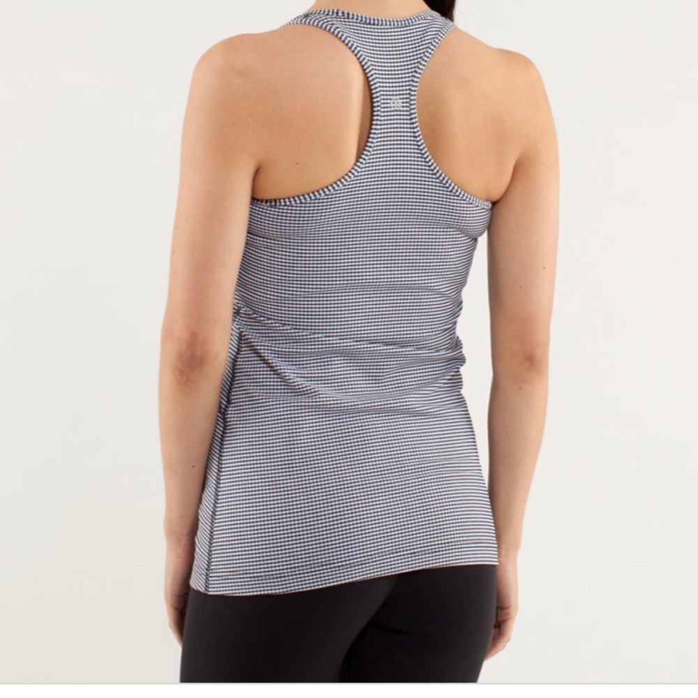 Lululemon Cool Racerback Tank Top In Gingham